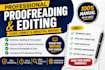 professionally proofread and edit your content to perfection