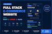 build a react laravel ecommerce website with cart and orders