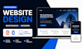 design a responsive business website using HTML CSS