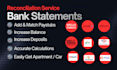 convert bank statement into financial statement