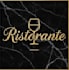 design luxury restaurant logo  gold wine glass icon brand