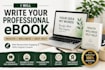 ghostwrite health wellness or self improvement ebooks