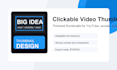 design clickable thumbnails for your videos