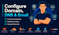configure your domain, dns, hosting and fix websites issues