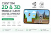 do custom fps shooter game, 2d, 3d shooting game development in unity, unreal