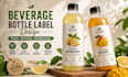 design coffee pouch packaging, beverage bottle label design and box packaging