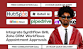 configure synthflow ai voice receptionist qualification flow warm outbound drips