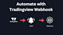 connect tradingview alert to auto bot  using webhook API