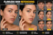do high end skin retouching and remove all imperfections