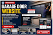 garage door website, garage door repair, door repair landing page garage door