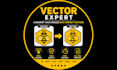 manually trace your logo into a clean print ready vector