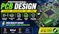 do pcb design, schematic capture, multi layer pcb, bom and gerber file, circuit