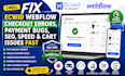 fix ecwid webflow checkout errors payment bugs SEO speed and cart issues fast
