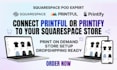 connect printify or printiful with your squarespace website print on demand
