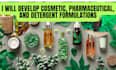 develop cosmetic, pharmaceutical, and detergent formulations