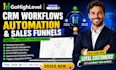 gohighlevel, ghl automation, workflows, sales funnels, ghl pipeline, ghl