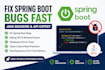 debug and fix your java spring boot application bugs