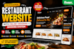 create a restaurant website with online ordering and booking system