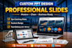 design professional powerpoint presentation and PPT slides