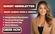 build ghost cms blog website ghost newsletter automation ghost website