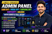 create admin panel, lion ott, mega ott, crystal ott, exrtaott, golden with codes