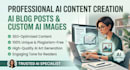write engaging ai blog posts and create custom ai images