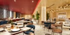 revitalize 3d modern italian restaurant,cafe ,interior design,lounge rendering