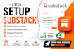 setup substack account, substack newsletter, substack promotion, subscribers