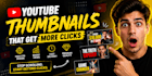 design high CTR youtube thumbnails that get more clicks