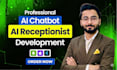 build smart ai chatbot, ai receptionist and ai automation using  n8n