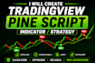 create tradingview pine script indicator or strategy