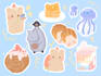 create cute doodles, illustration, sticker design