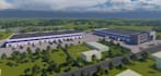 visualize 3d industrial warehouse,site plan layout,cgi retail exterior rendering