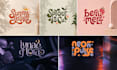 design a modern playful typography logo