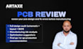review your pcb design and fix errors before manufacturing