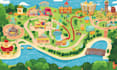 create custom event map tourist map city map  fantasy map illustration land mark