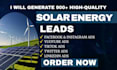 generate premium solar installation leads through facebook ads instagram ads
