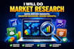 create market research and competitor analysis report