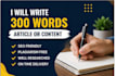 write content and social media captions