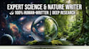 be your expert science and wildlife writer