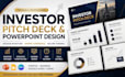 design investor pitch deck powerpoint presentation and google slides
