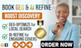 do chatgpt SEO for authors and professional ai book cover refinement