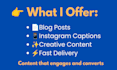 write engaging instagram captions and posts
