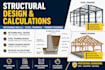 design retaining walls, steel and timber framing with calculations