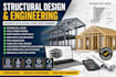 design retaining walls, steel and timber framing with calculations