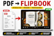 design modern digital menu or flipbook for your business