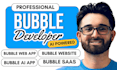 be bubble io developer for bubble website app, bubble app, bubble io saas or mvp