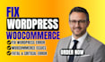 fix woocommerce errors, fix wordpress issues, bugs and fix plugin conflicts