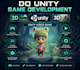 do unity game development, character and video game development