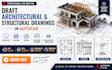 draft architectural and structural drawings in autocad, cad drafter
